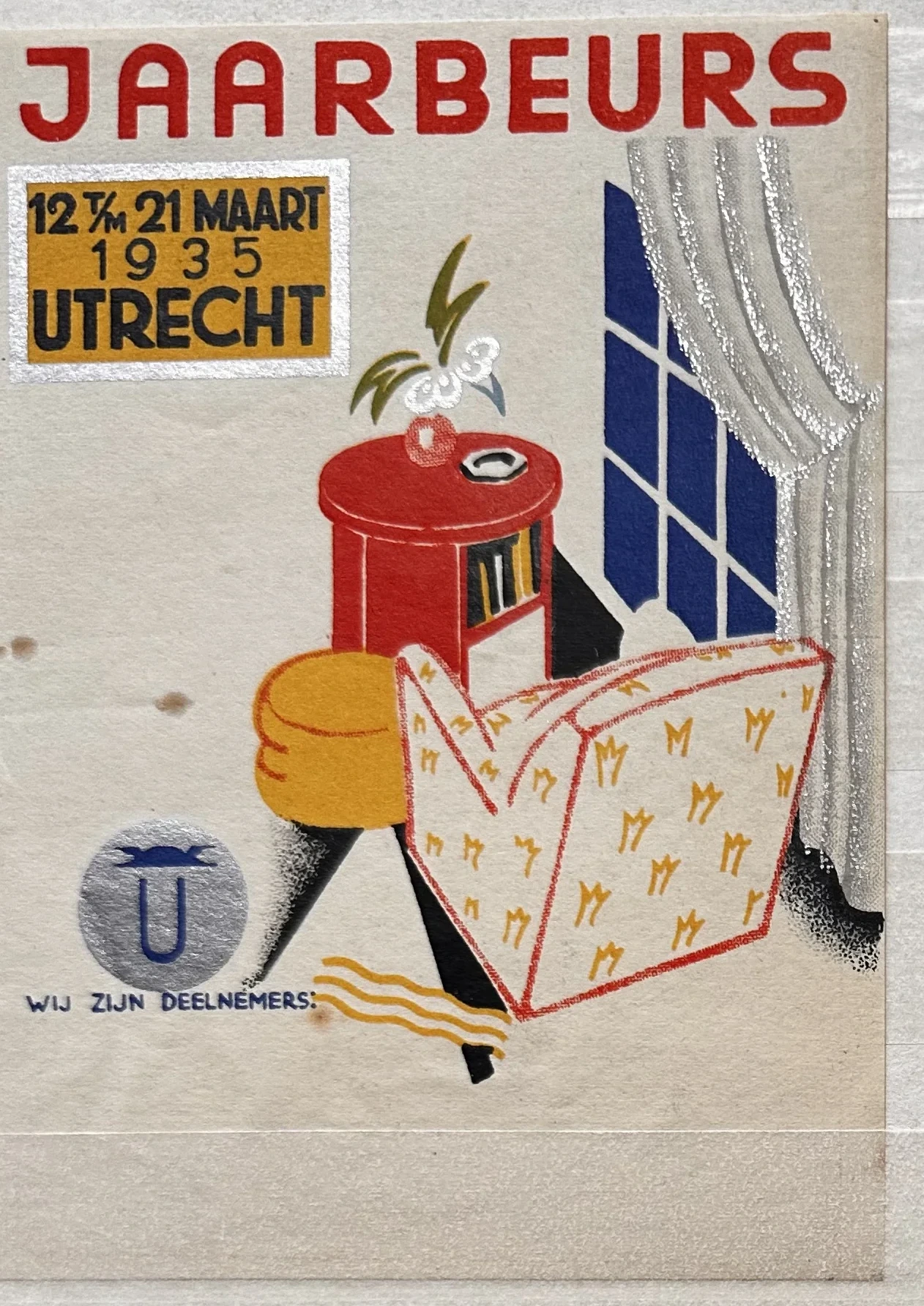 Jaarbeurs Utrecht 1935 – deelnemerszegel