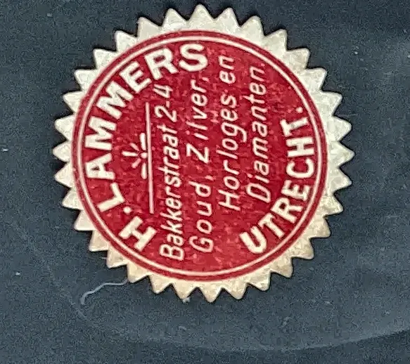 Sluitzegel H. Lammers Juwelier Utrecht