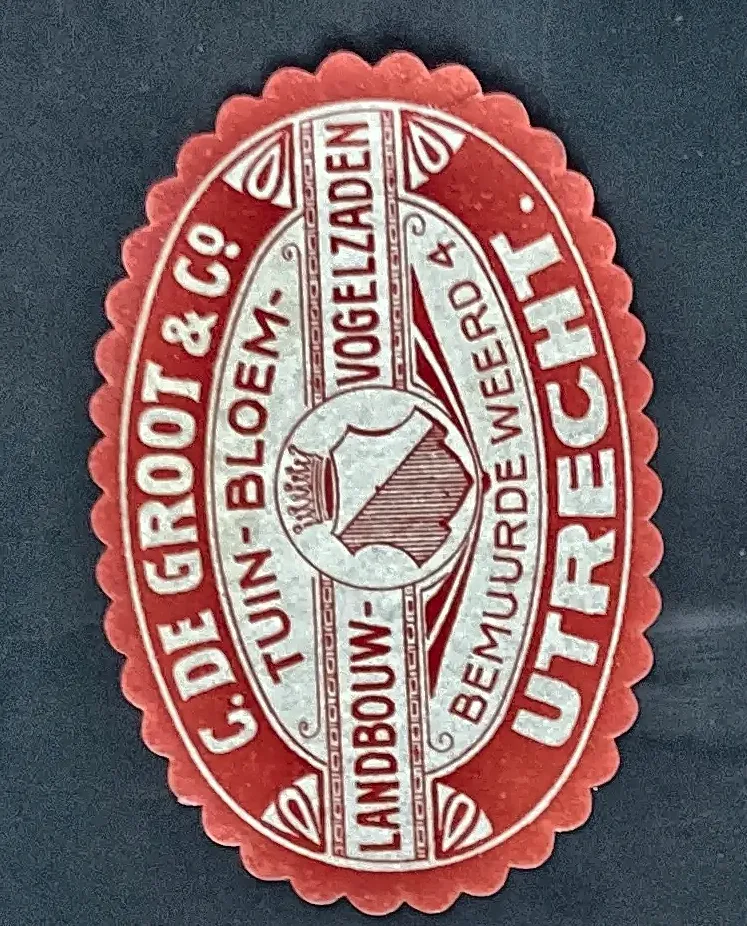 Sluitzegel G. de Groot & Co – Zaden- en landbouwhandel Utrecht