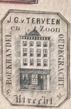 Sluitzegel Boekhandel J.G. v. Terveen en Zoon, Utrecht