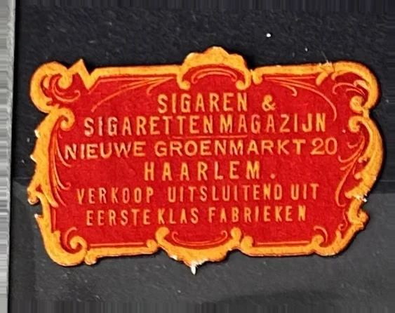Sluitzegel Sigaren & Sigarettenmagazijn Haarlem