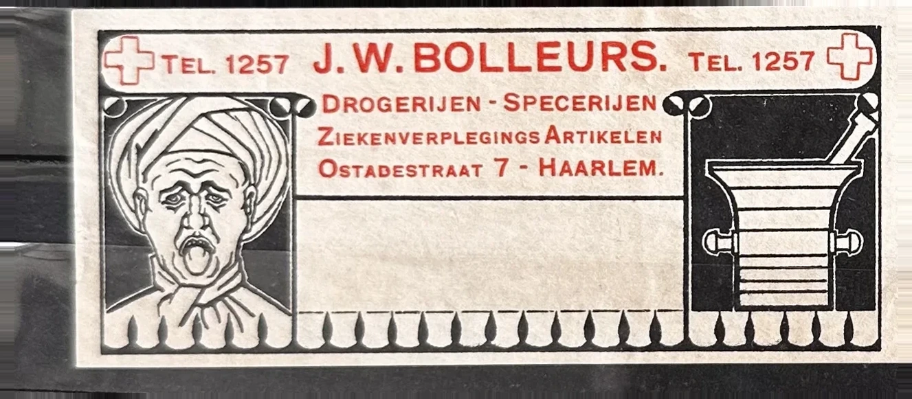 J.W. Bolleurs – Drogisterij en Specerijenzaak Haarlem