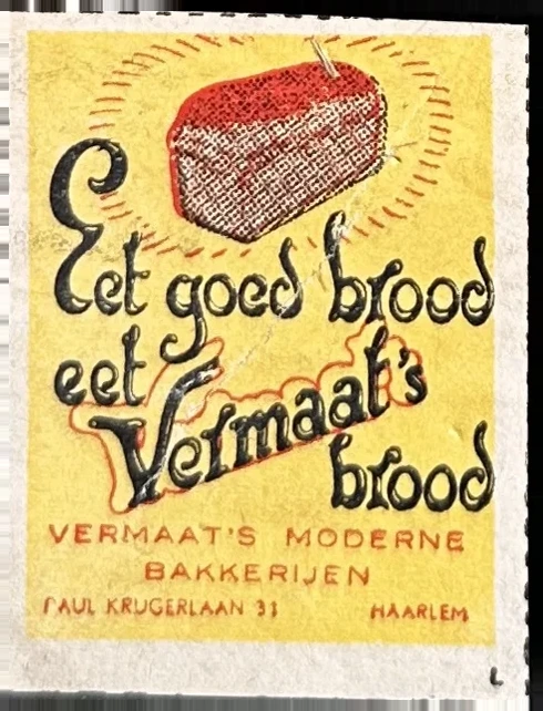 Vermaat's Moderne Bakkerijen – 'Eet goed brood'