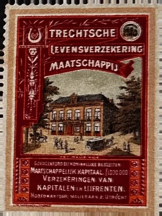 Utrechtsche Levensverzekering Maatschappij – sluitzegel