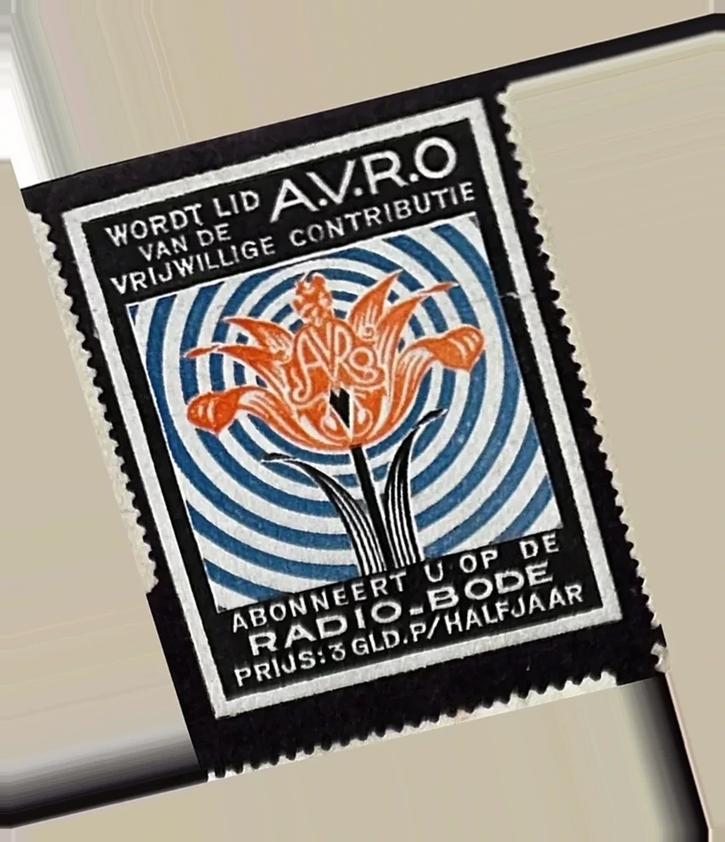 AVRO sluitzegel – Wordt Lid / Radio Bode