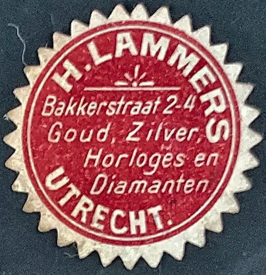 Sluitzegel H. Lammers Juwelier Utrecht
