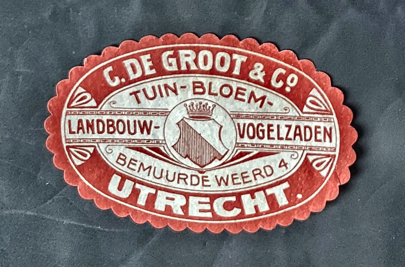 Sluitzegel C. de Groot & Co. – Zaadhandel Utrecht
