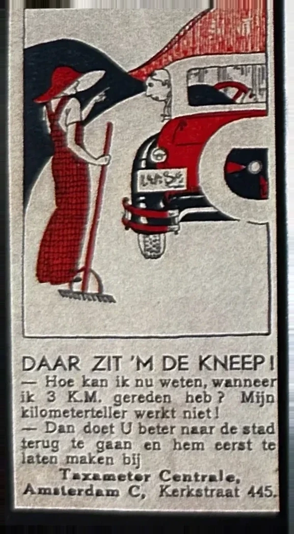 Taxameter Centrale Amsterdam – 'Daar zit 'm de kneep!'