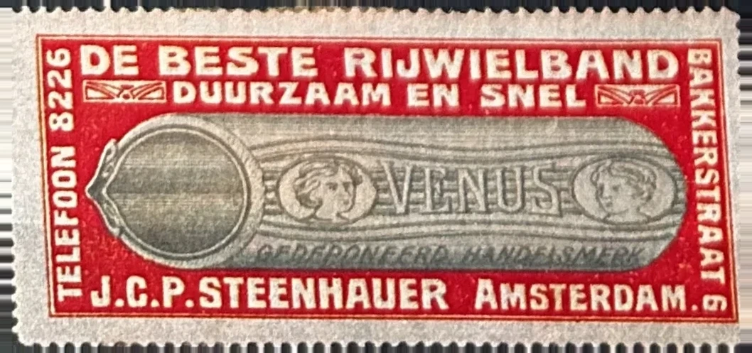 Venus Rijwielband – J.C.P. Steenhauer Amsterdam