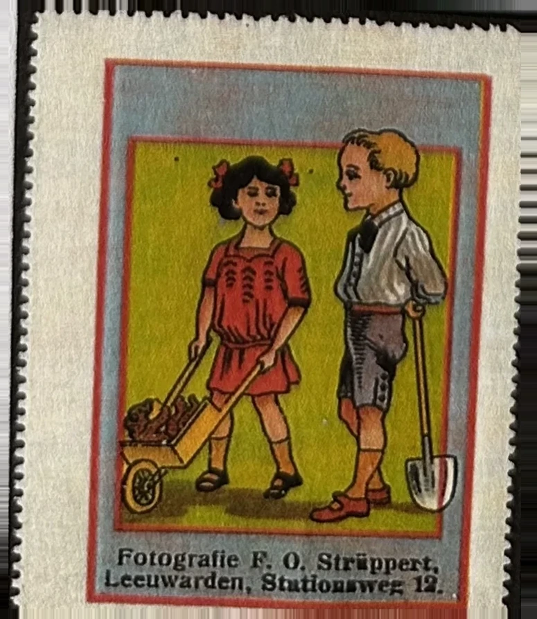 Sluitzegel Fotografie F.O. Strüppert, Leeuwarden