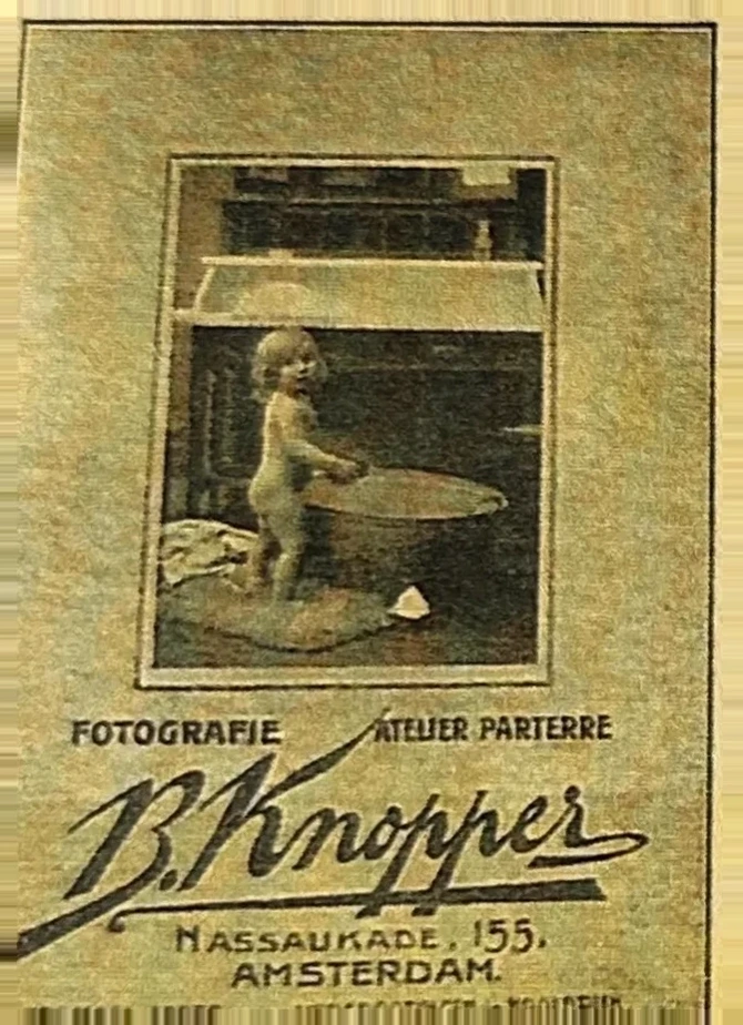 Reclamezegel Fotografie Atelier B. Knopper, Amsterdam