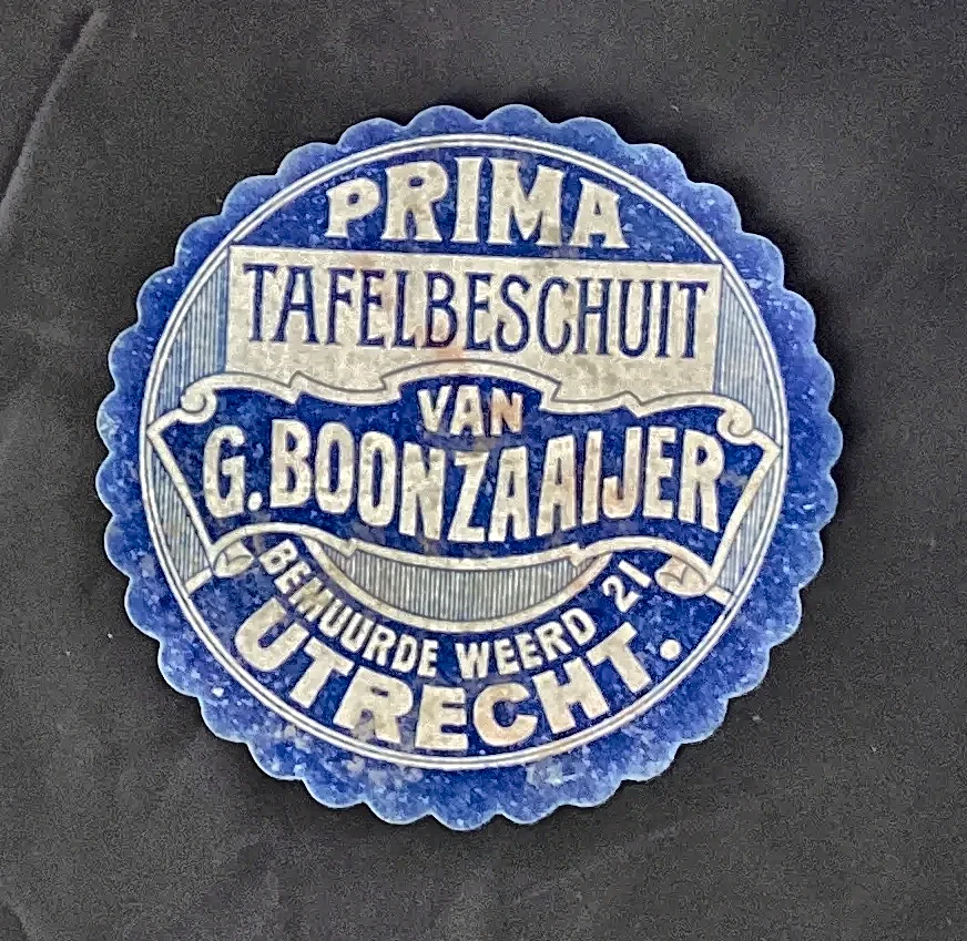 Prima Tafelbeschuit – G. Boonzaaijer, Utrecht