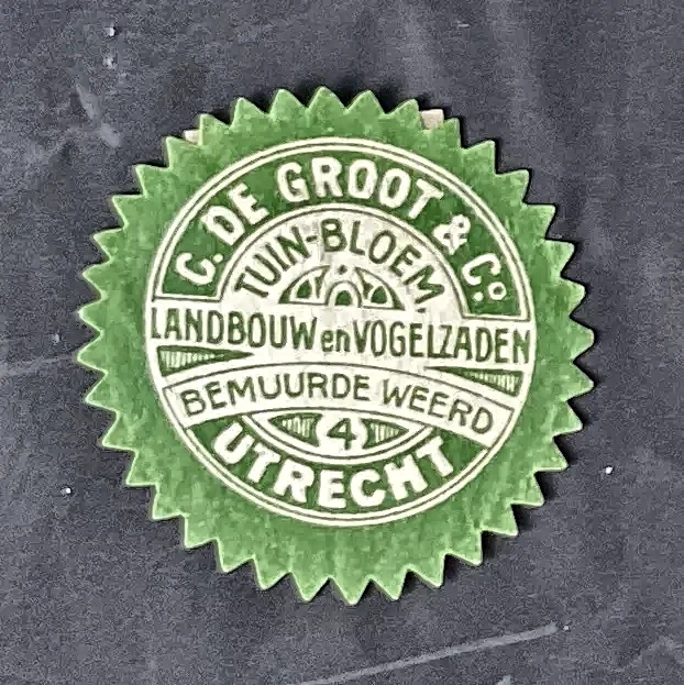 Sluitzegel C. de Groot & Co. – Tuin- en Landbouwzaden Utrecht