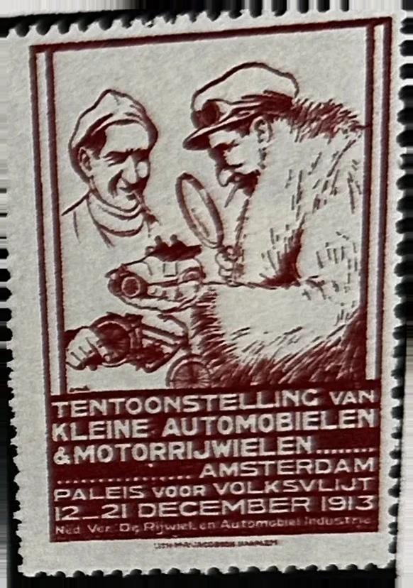 Tentoonstelling Kleine Automobielen & Motorrijwielen Amsterdam 1913