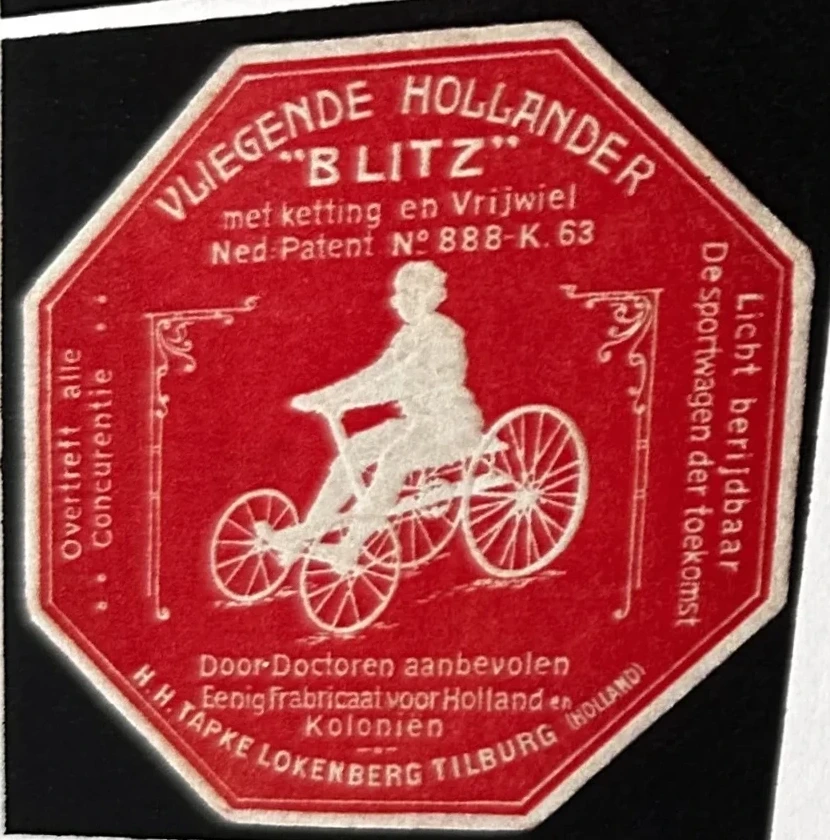 Vliegende Hollander 'Blitz' driewieler – H.H. Tapke Lokenberg Tilburg