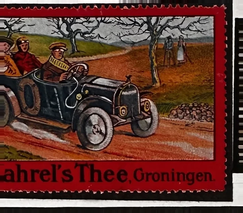Kahrel's Thee Groningen – Automobiel sluitzegel