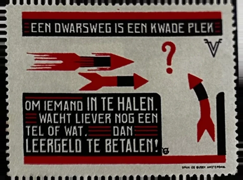 Verkeersveiligheidszegel: 'Een dwarsweg is een kwade plek'