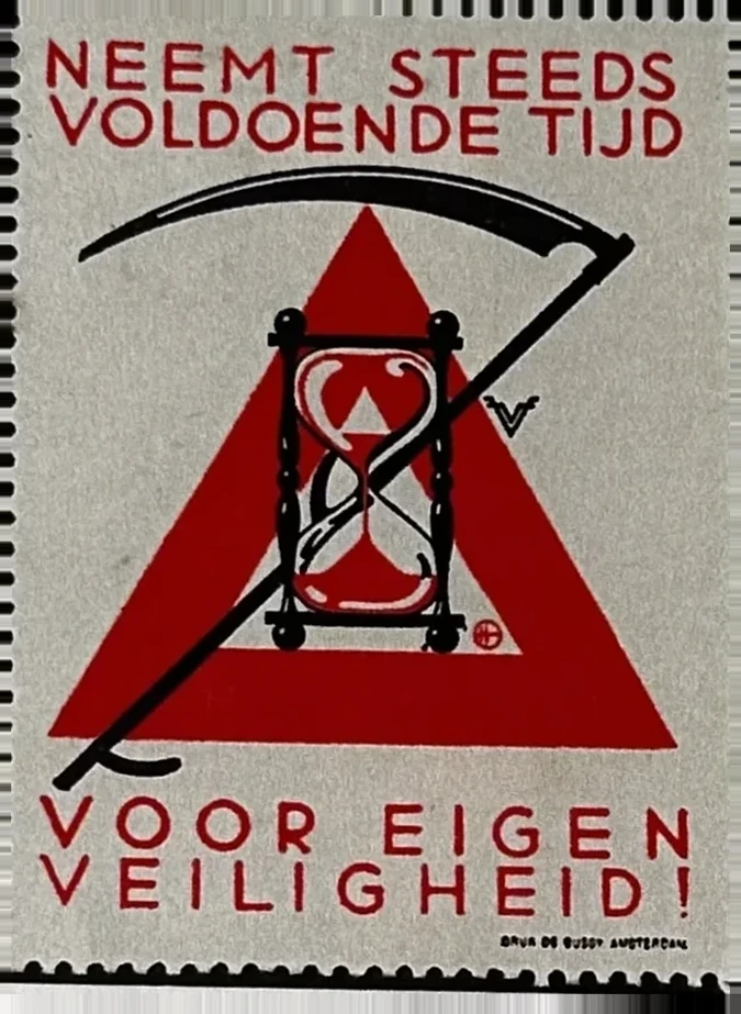 Veiligheidscampagnezegel – Neemt steeds voldoende tijd