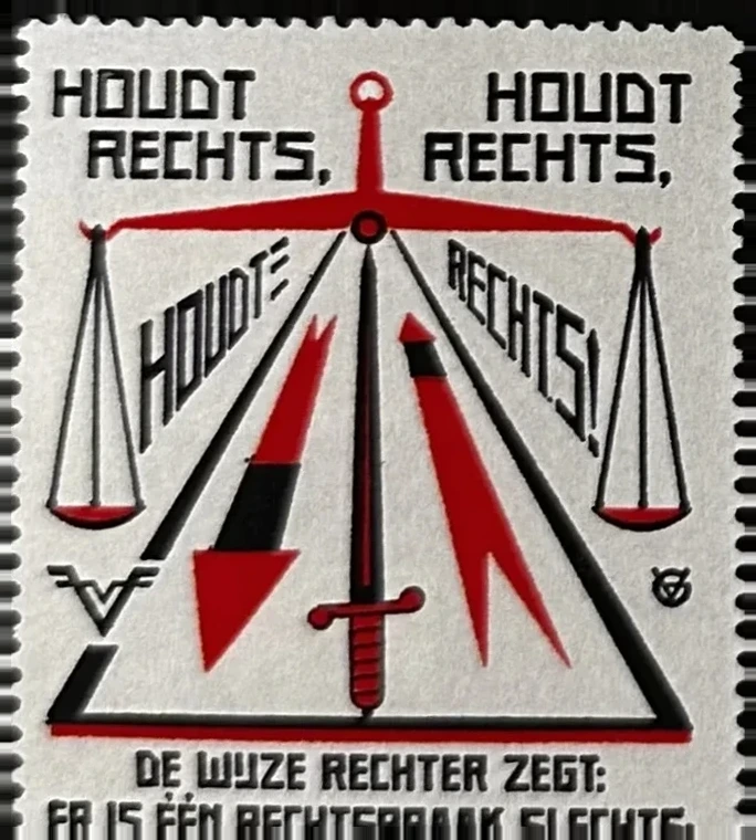 Houdt Rechts – verkeerscampagne sluitzegel