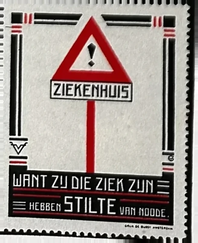 Sluitzegel 'Ziekenhuis – Stilte van noode'