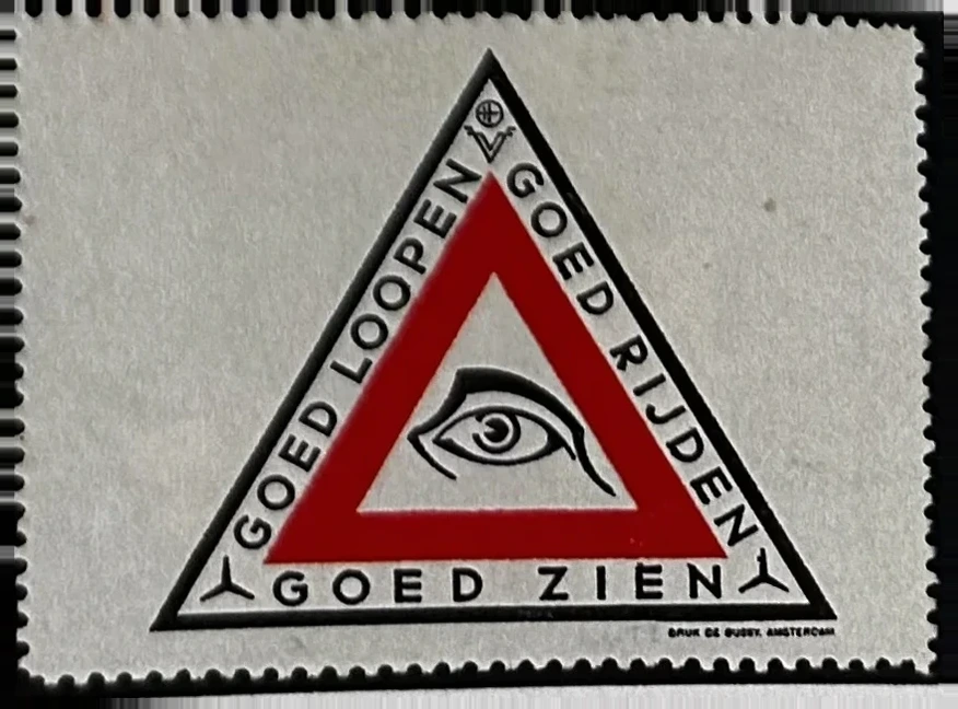 Verkeersveiligheidszegel – Goed Loopen, Goed Rijden, Goed Zien