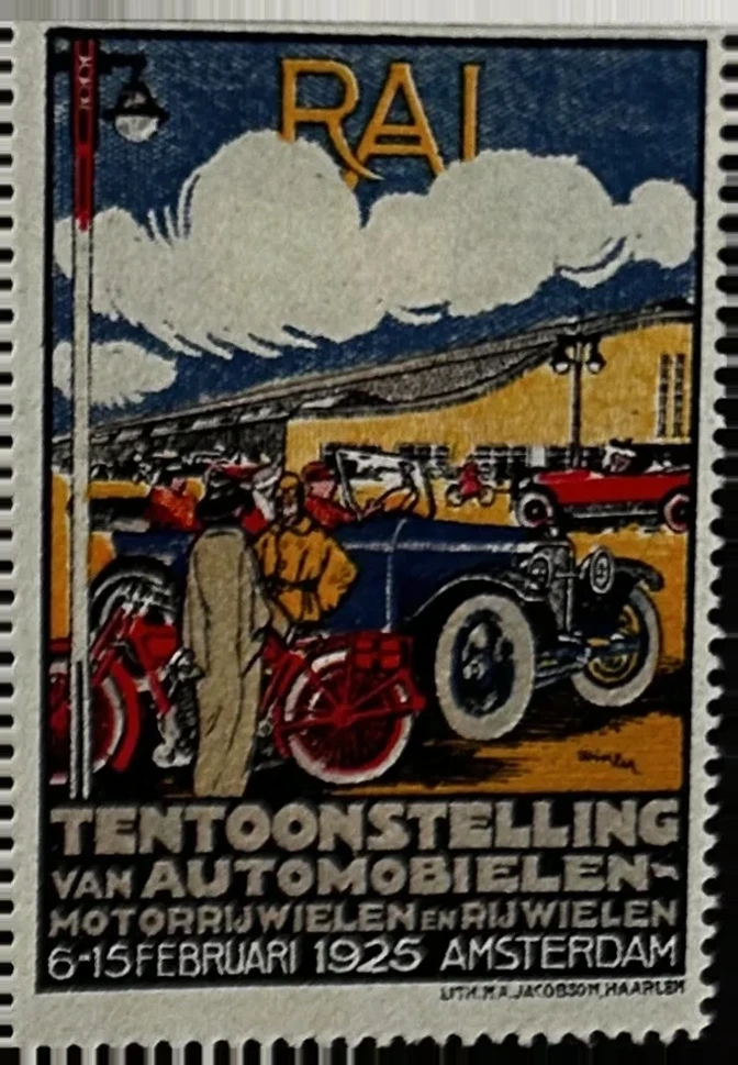 RAI Tentoonstelling Automobielen Amsterdam 1925