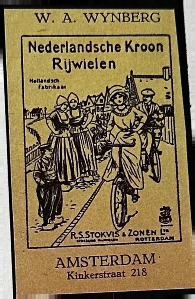 Nederlandsche Kroon Rijwielen – W. A. Wynberg Amsterdam