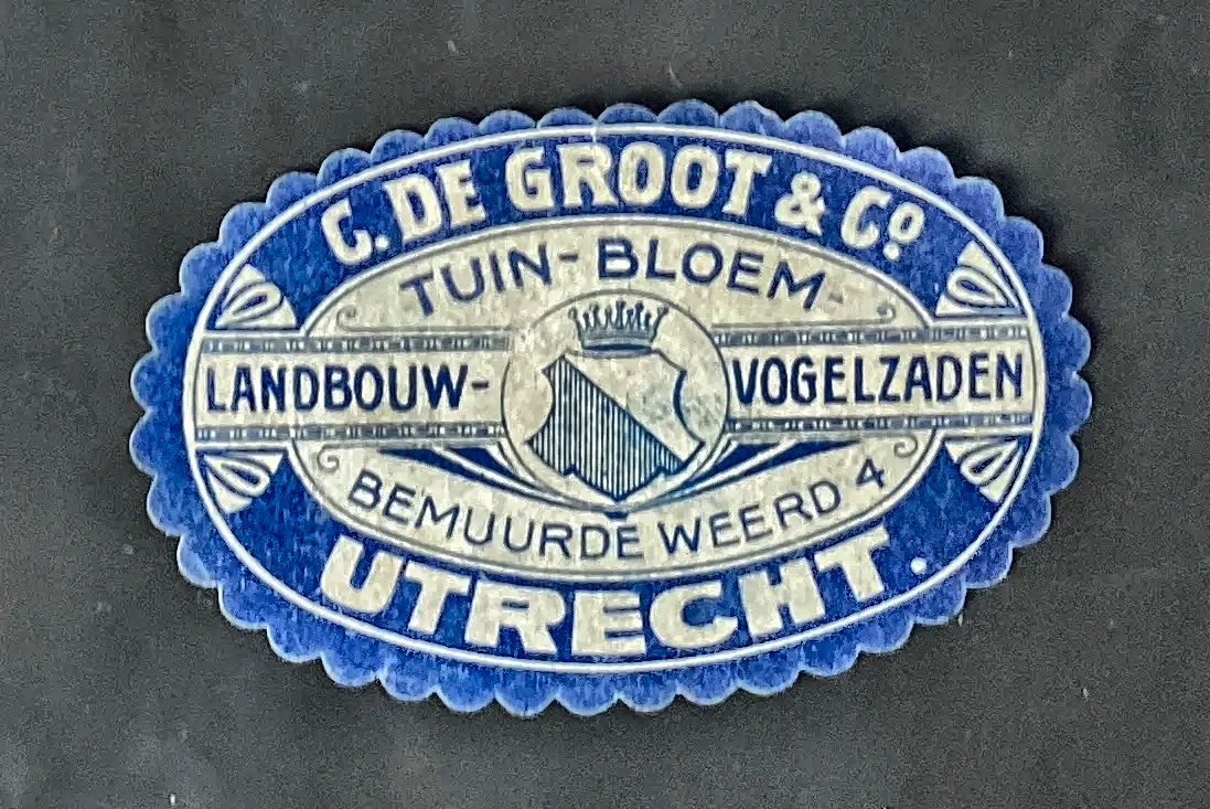 Sluitzegel C. de Groot & Co. – Zaadhandel Utrecht