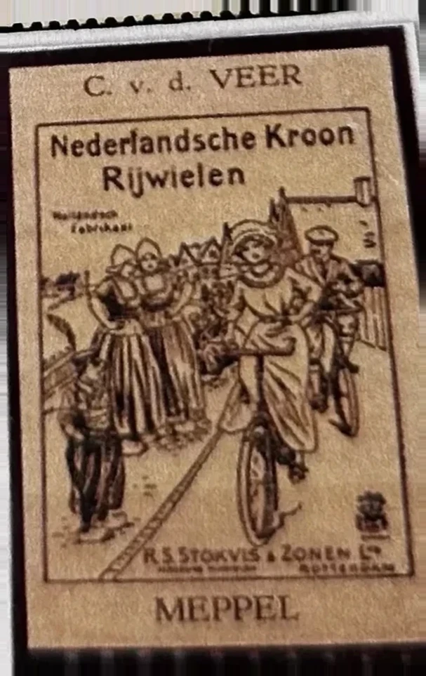 Nederlandsche Kroon Rijwielen – C. v. d. Veer, Meppel
