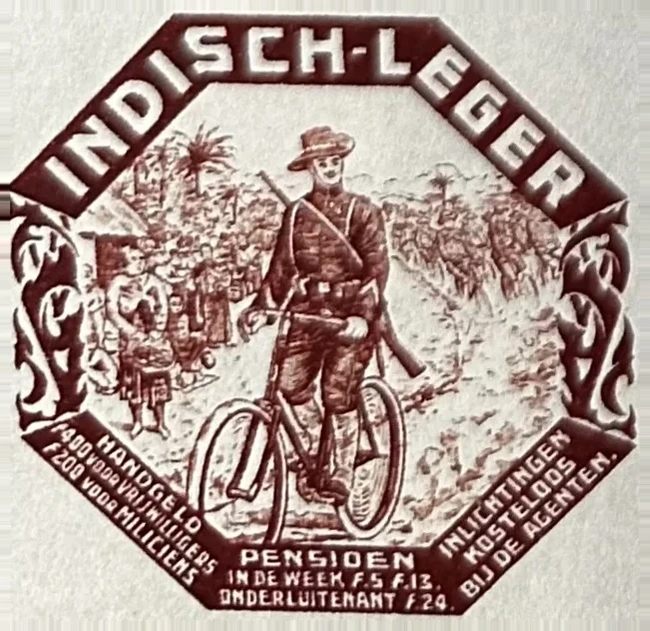 Wervingszegel Indisch Leger (KNIL)