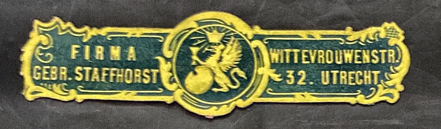 Sluitzegel Firma Gebr. Staffhorst, Utrecht