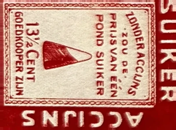 Anti-Suiker Accijns Bond — 13½ cent goedkoper per pond suiker