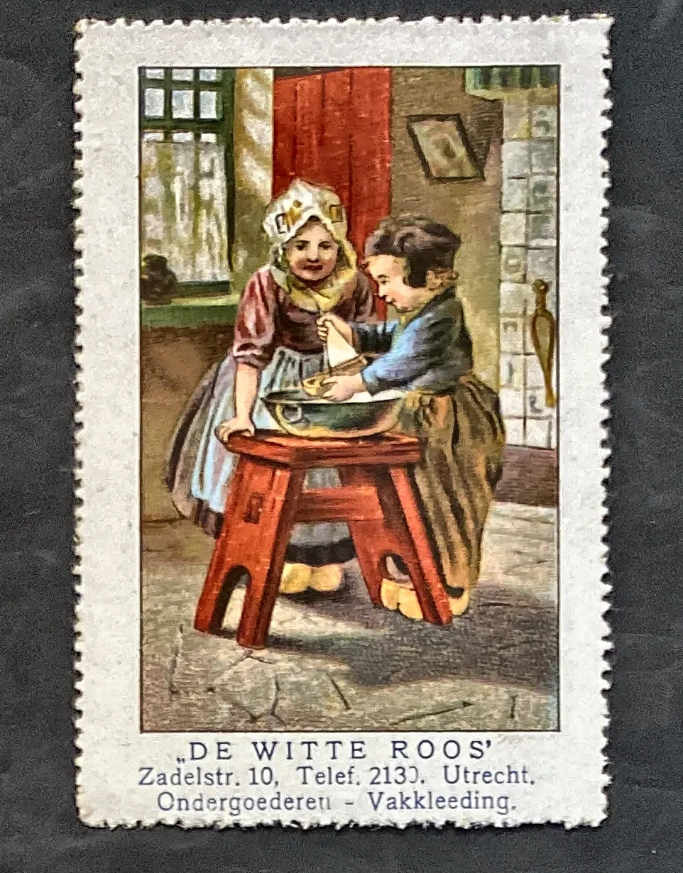 De Witte Roos – Reclamesluitzegel Utrecht