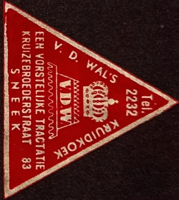 V.D. Wal's Kruidkoek — Sneek