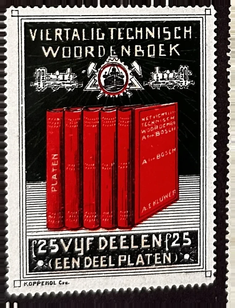 Reclamesluitzegel Viertalig Technisch Woordenboek – Kluwer