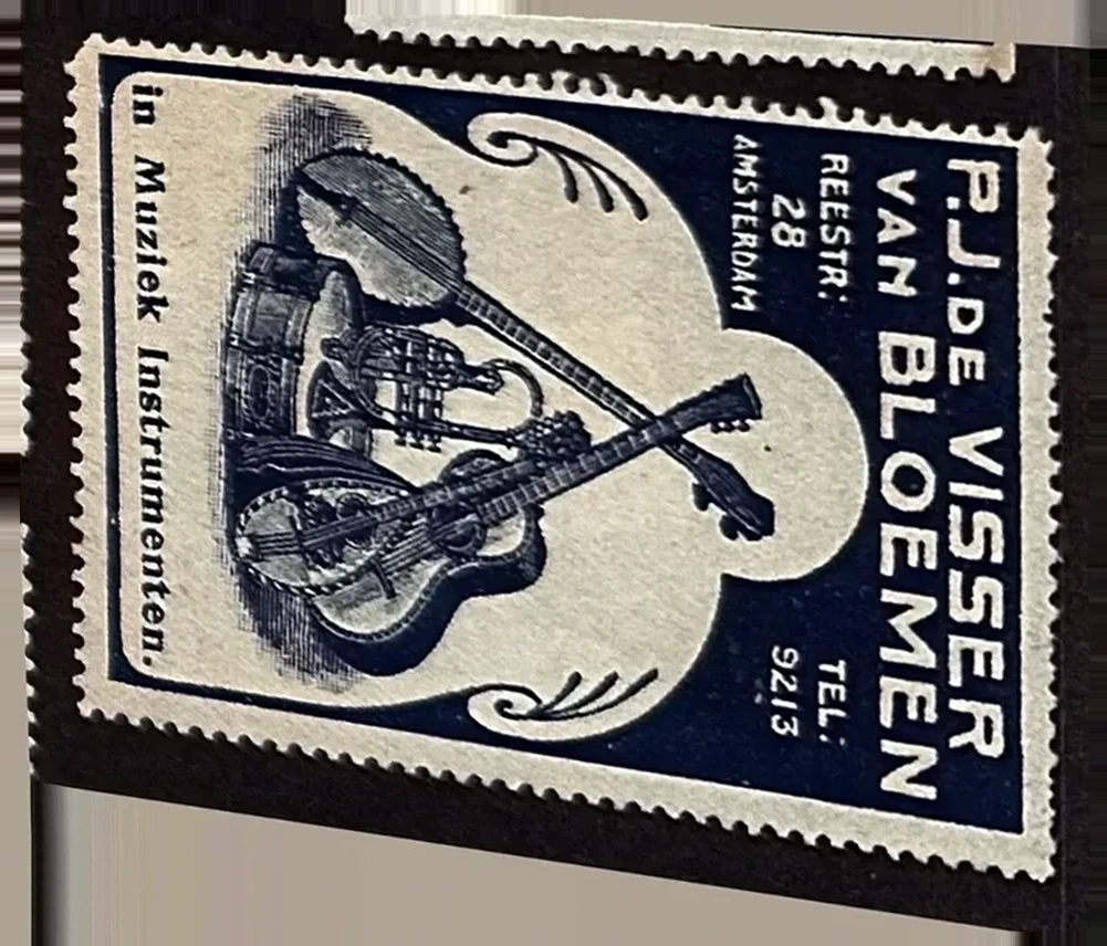 P.J. de Visser van Bloemen – Muziek Instrumenten, Amsterdam