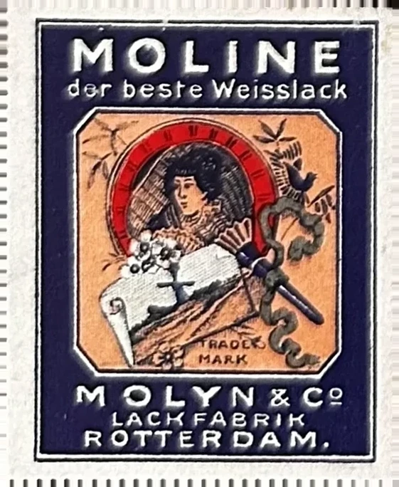 Moline Weisslack – M. Ollyn & Co. Lakfabriek Rotterdam