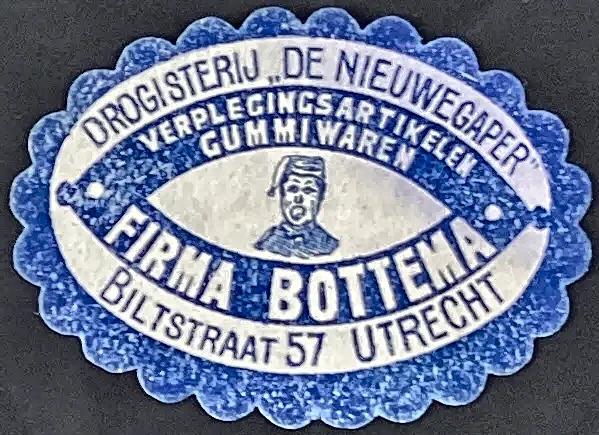 Sluitzegel Drogisterij De Nieuwegaper – Firma Bottema, Utrecht