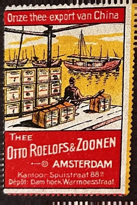 Thee Otto Roelofs & Zoonen – Amsterdam, thee-export uit China