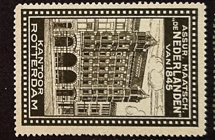 Sluitzegel Assurantie Maatschappij De Nederlanden van 1845 – Kantoor Rotterdam