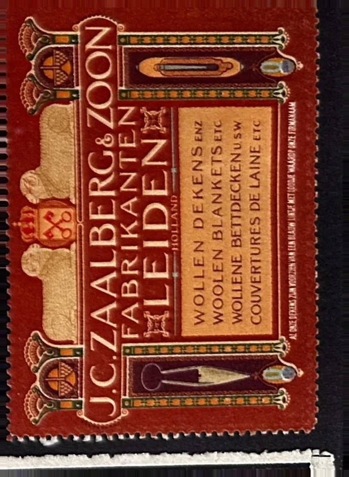 J.C. Zaalberg & Zoon – Wollen Dekens Fabrikanten, Leiden