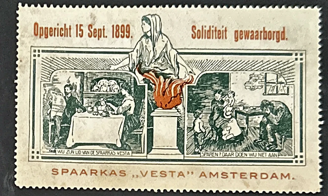 Spaarkas Vesta Amsterdam – opgericht 1899