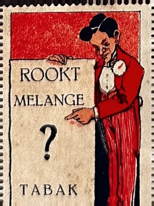 Rookt Melange Tabak – reclamesluitzegel
