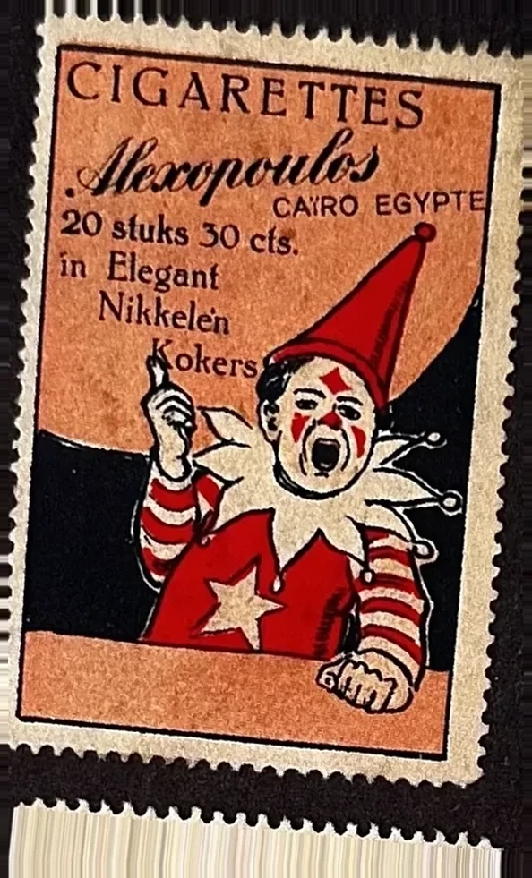 Alexopoules Cigarettes Cairo – Harlekijn sluitzegel