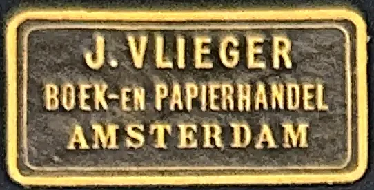 J. Vlieger Boek- en Papierhandel Amsterdam