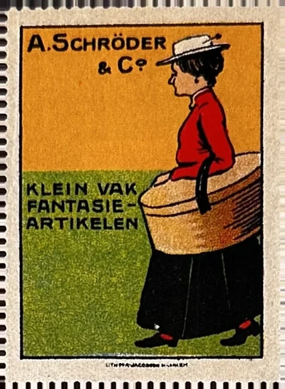 Reclame sluitzegel A. Schröder & Co – Klein Vak Fantasie-Artikelen