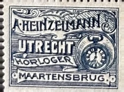 Sluitzegel J. Heinzemann – Horloger Utrecht