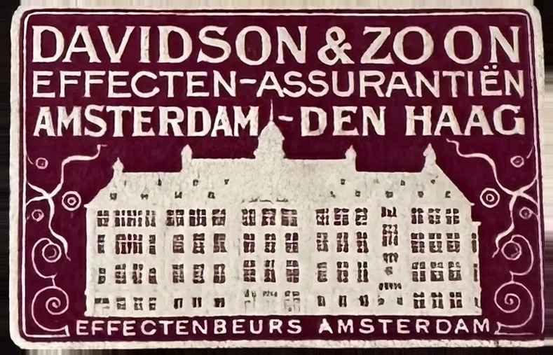 Davidson & Zoon – Effecten-Assurantiën Amsterdam & Den Haag