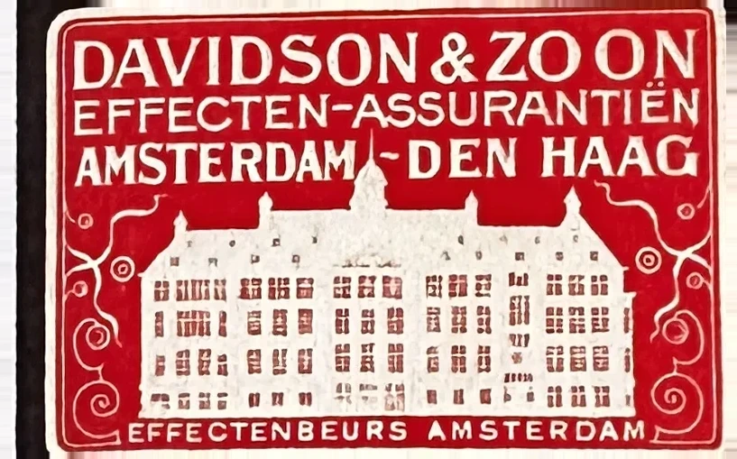 Davidson & Zoon – Effecten-Assurantiën Amsterdam / Den Haag