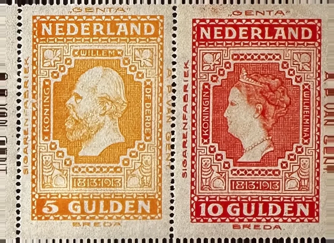 Sluitzegel A.P. van Gent – Genta Sigarenfabriek Breda, eeuwfeest 1813-1913